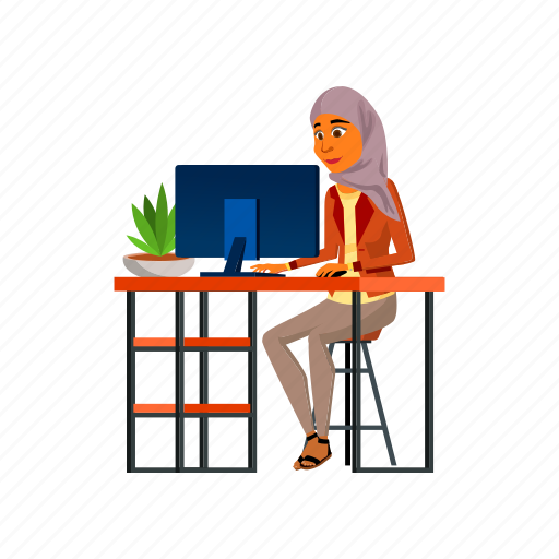 Woman, arabian, business, work, workplace, people, person icon - Download on Iconfinder