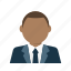 avatar, business, businessman, suit, brown 