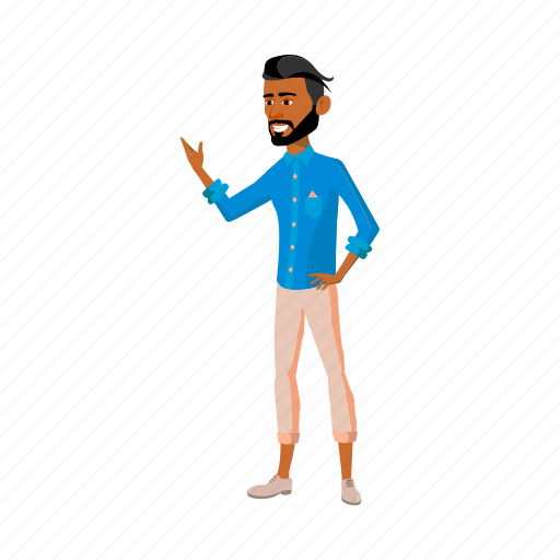 Man, latin, businessman, bearded, guide, conducts, people icon - Download on Iconfinder