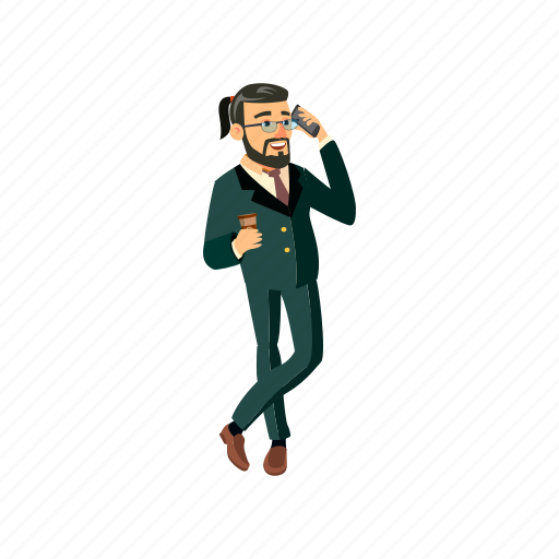 Man, businessman, talking, investor, cellphone, people, person icon - Download on Iconfinder
