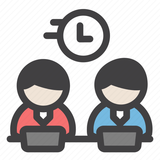 Team, work, join, alarm, clock, workjob, partner icon - Download on Iconfinder