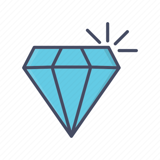 Diamond, gemstone, investment, jewelry icon - Download on Iconfinder