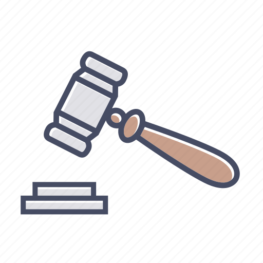 Court, gavel, hammer, judge, justice, law icon - Download on Iconfinder