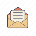 working, icon, letter, business, envelope, email, message, marketing