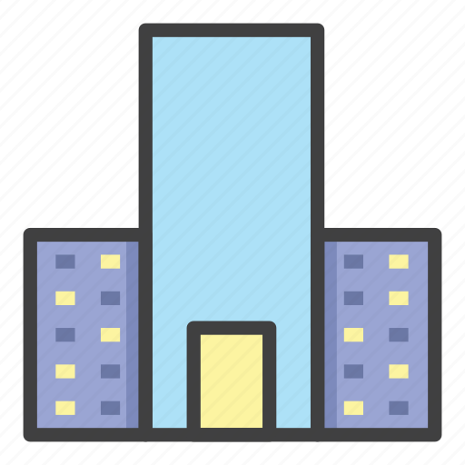 Building, hotel, office, architecture, city, real estate icon - Download on Iconfinder