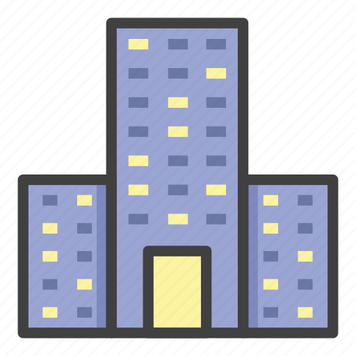 Building, hotel, office, architecture, city, construction, real estate icon - Download on Iconfinder
