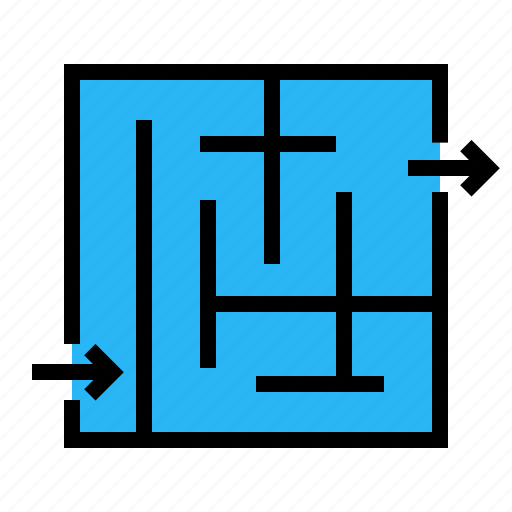 Bussiness, maze, solution, wayout icon - Download on Iconfinder