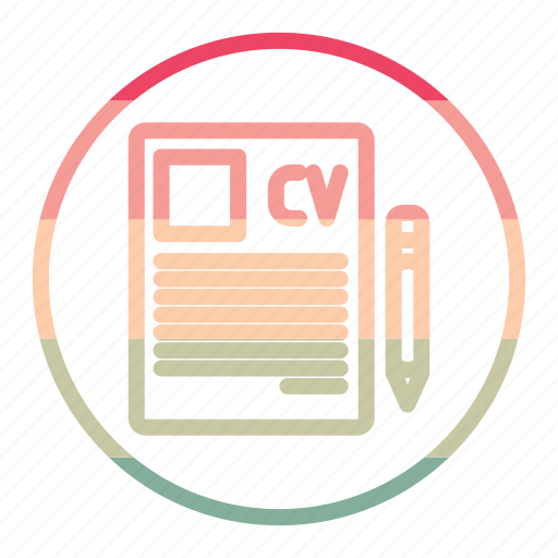 Cv, curriculum, job, portfolio, vitae icon - Download on Iconfinder