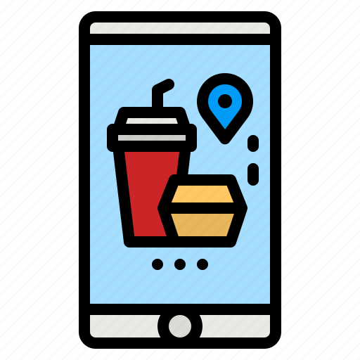 Mobile, app, food, application, delivery icon - Download on Iconfinder