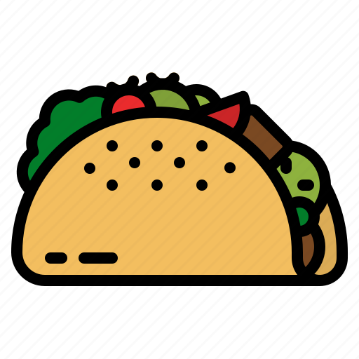 Taco, snack, mexican, food, fast icon - Download on Iconfinder