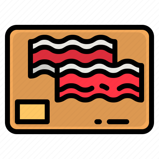 Bacon, meat, food, grilled, protein icon - Download on Iconfinder