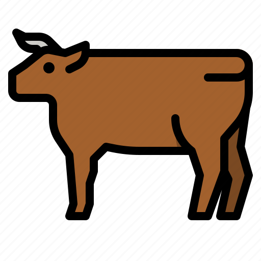 Cow, beef, farming, meat, animal icon - Download on Iconfinder
