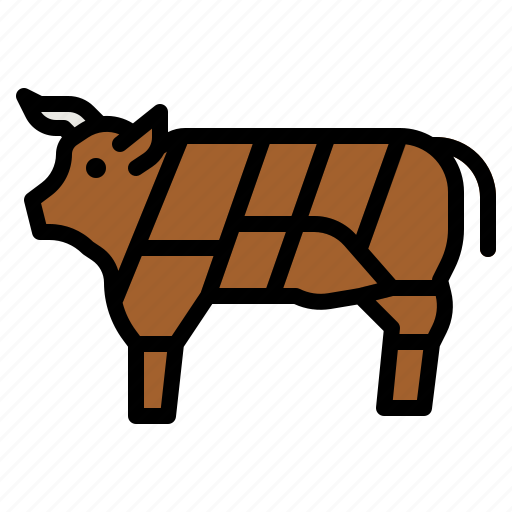 Meat, part, beef, cow, butcher icon - Download on Iconfinder