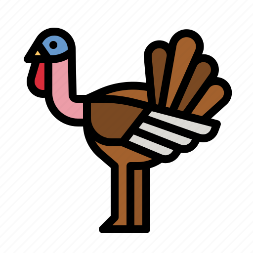 Turkey, thanksgiving, food, meat, restaurant icon - Download on Iconfinder