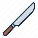 knife, kitchen, meat, butcher, restaurant