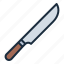 knife, kitchen, meat, butcher, restaurant 