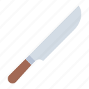 knife, kitchen, meat, butcher, restaurant