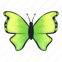 butterfly, green, lime, summer, vintage 