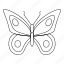 bug, fly, line, lovely butterfly, outline, spring, tattoo 