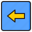 left, arrow, direction, button, pointer 