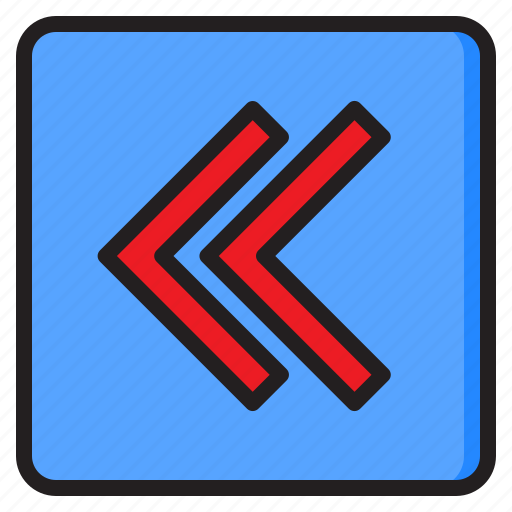 Left, arrow, direction, button, previous icon - Download on Iconfinder