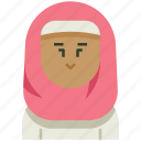 avatar, female, hijab, profile, user, woman