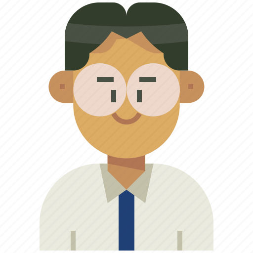 Avatar, glasses, male, man, profile, short hair, user icon - Download on Iconfinder