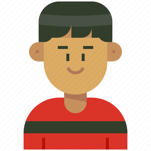 Avatar, bangs, male, man, profile, short hair, user icon - Download on Iconfinder