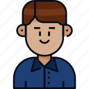 avatar, male, man, profile, short hair, user