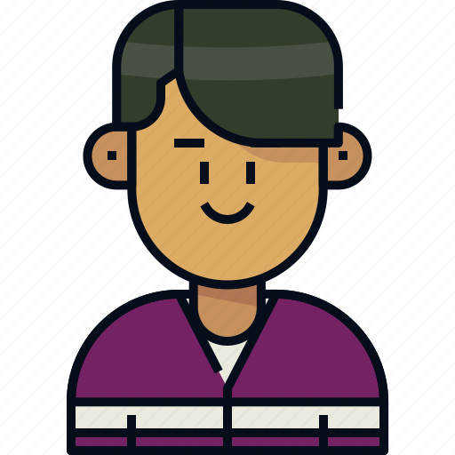 Avatar, man, queer, short hair, side bangs, user, woman icon - Download on Iconfinder