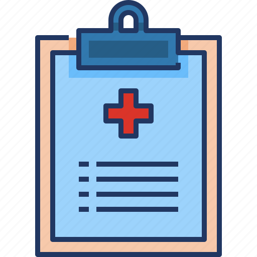 Clipboard, health, health report, hospital, medical report, prescription, report icon - Download on Iconfinder