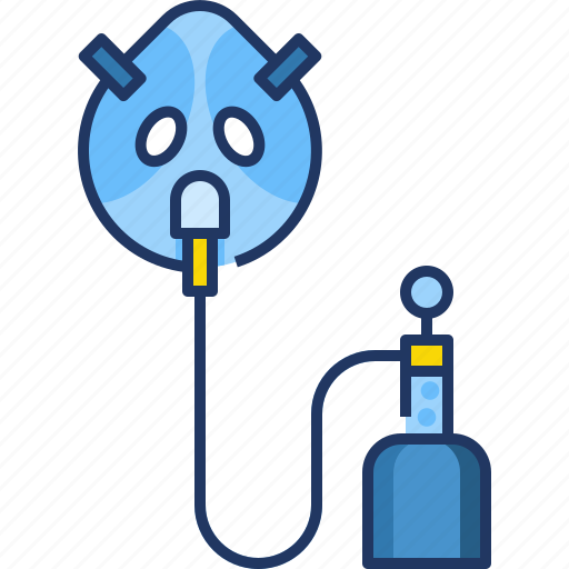 Healthcare, hospital, mask, medical, nebulizer, oxygen, oxygen mask icon - Download on Iconfinder