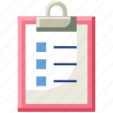 checklist, clipboard, delivery service, document, list, logistics, paper
