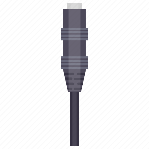 Audio cable, connector, sound connection, speaker cable icon - Download on Iconfinder