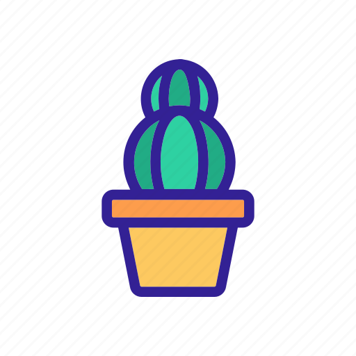 Cacti, cactus, contour, plant, silhouette, tree icon - Download on Iconfinder