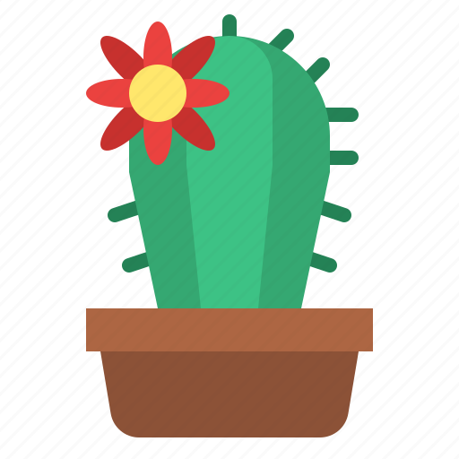 Cactus, plant, pot, botanical icon - Download on Iconfinder