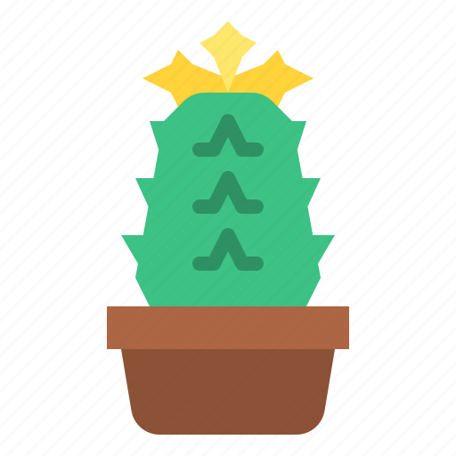 Cactus, pot, plant, botany icon - Download on Iconfinder