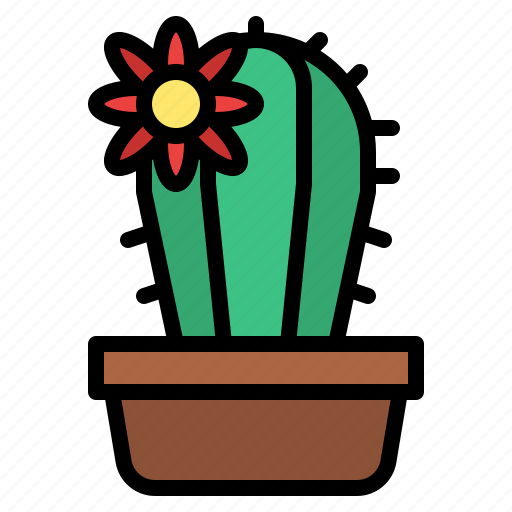 Cactus, plant, pot, botanical icon - Download on Iconfinder