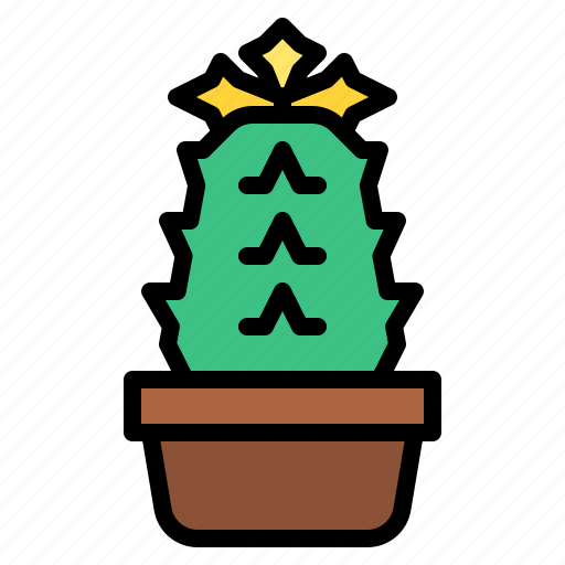 Cactus, pot, plant, botany icon - Download on Iconfinder