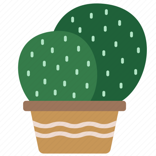 Cactus, botany, pot, potted plant icon - Download on Iconfinder