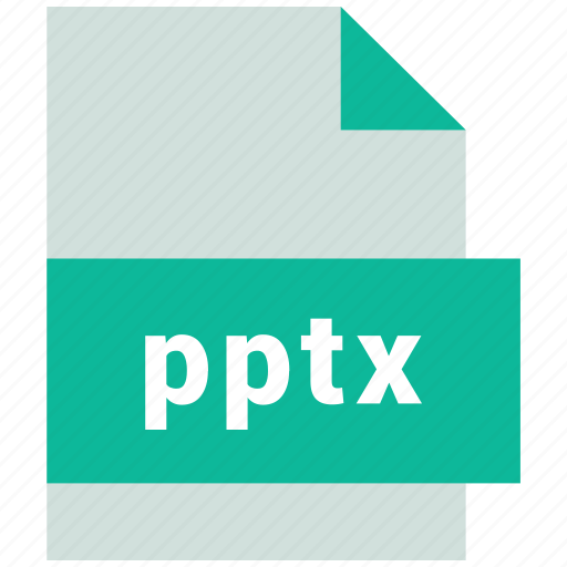 Pptx, presentation file format icon - Download on Iconfinder
