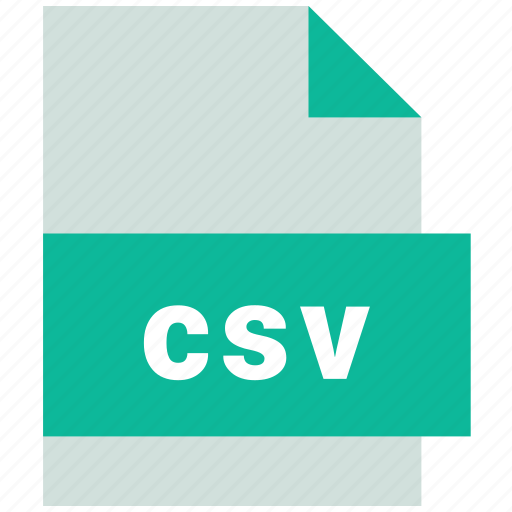 Csv, spreadsheet file format icon - Download on Iconfinder