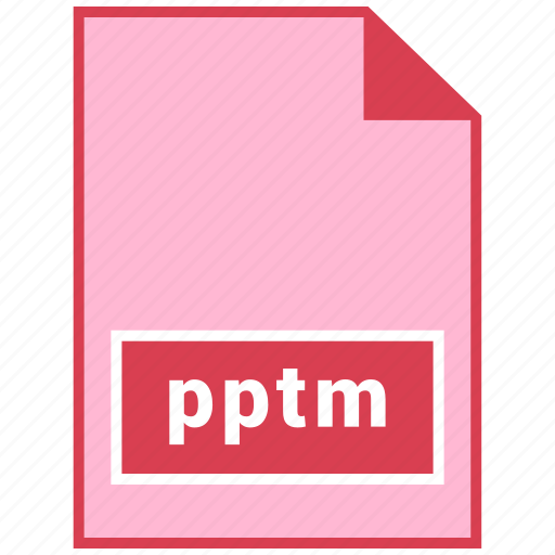 File format, pptm icon - Download on Iconfinder