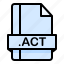 act, file, file extension, file format, file type 