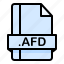afd, file, file extension, file format, file type 