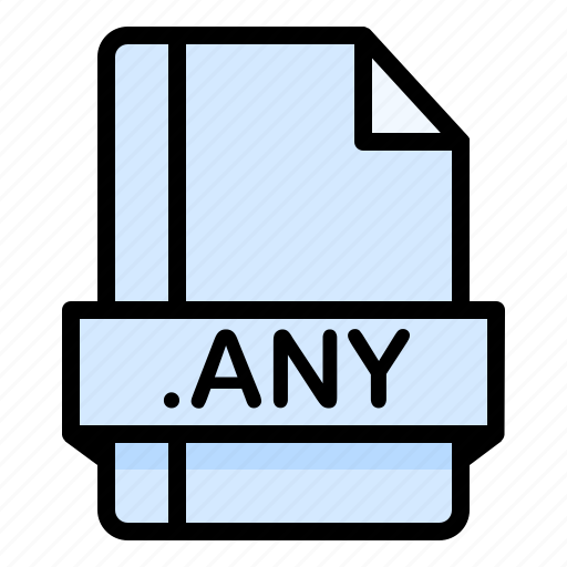 Any, file, file extension, file format, file type icon - Download on Iconfinder