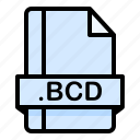 bcd, file, file extension, file format, file type