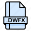 dwfx, file, file extension, file format, file type 