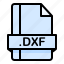 dxf, file, file extension, file format, file type 