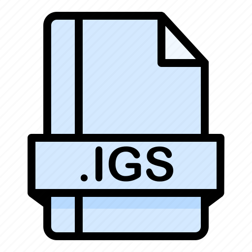 File, file extension, file format, file type, igs icon - Download on Iconfinder